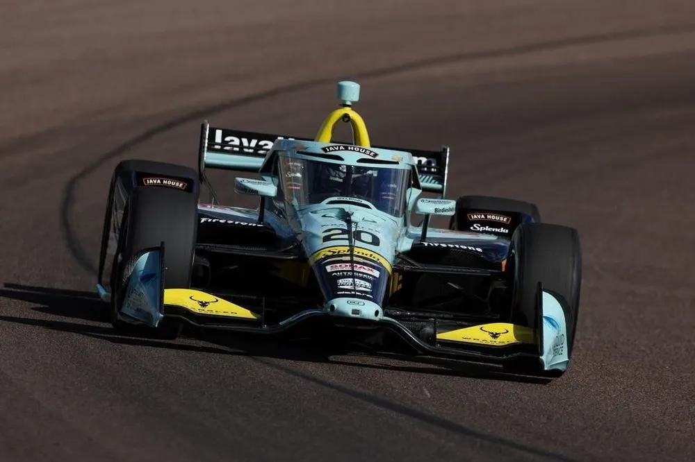 Alexander Rossi domine la session matinale du test Unser à Phoenix - Article IndyCar sur PitStopInsight