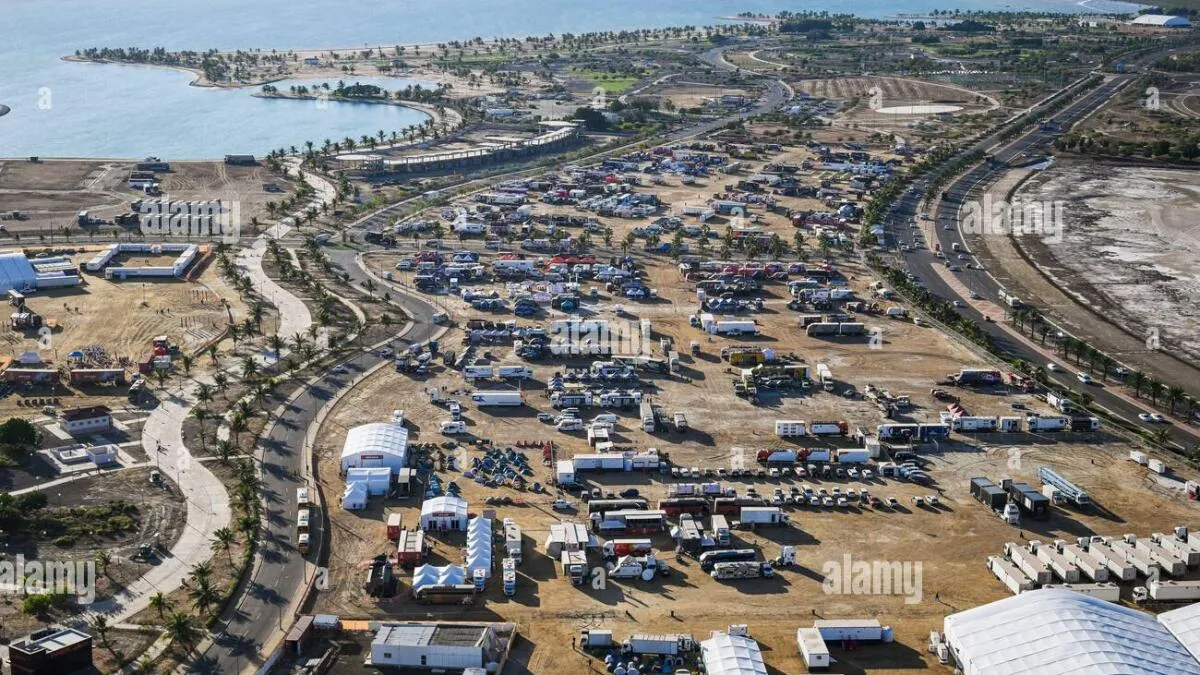 Les préparatifs s'intensifient au bivouac de Yanbu avant le prologue du Dakar 2026 - Article RallyeRaid sur PitStopInsight