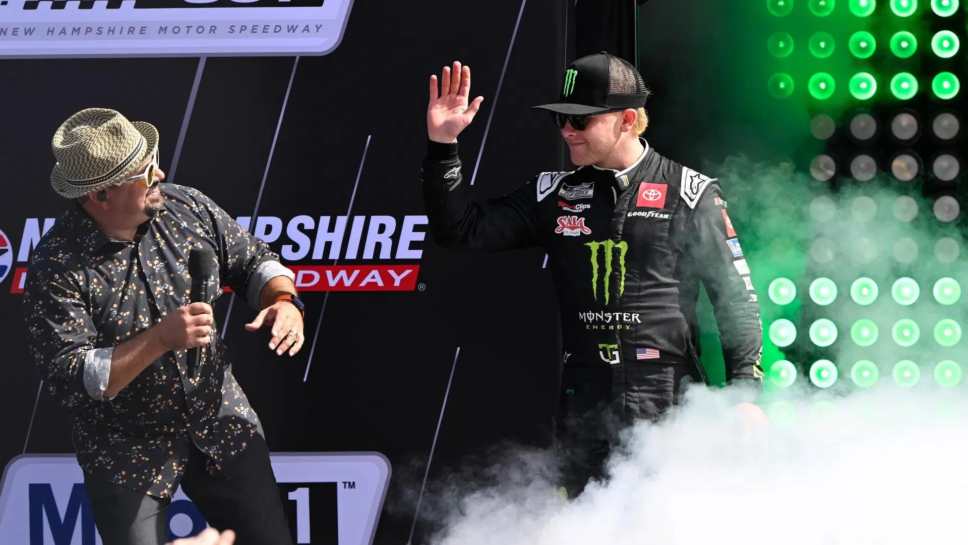 incident JGR impliquant Denny Hamlin et Ty Gibbs à New Hampshire conférence Kansas speedway - Article NASCAR sur PitStopInsight