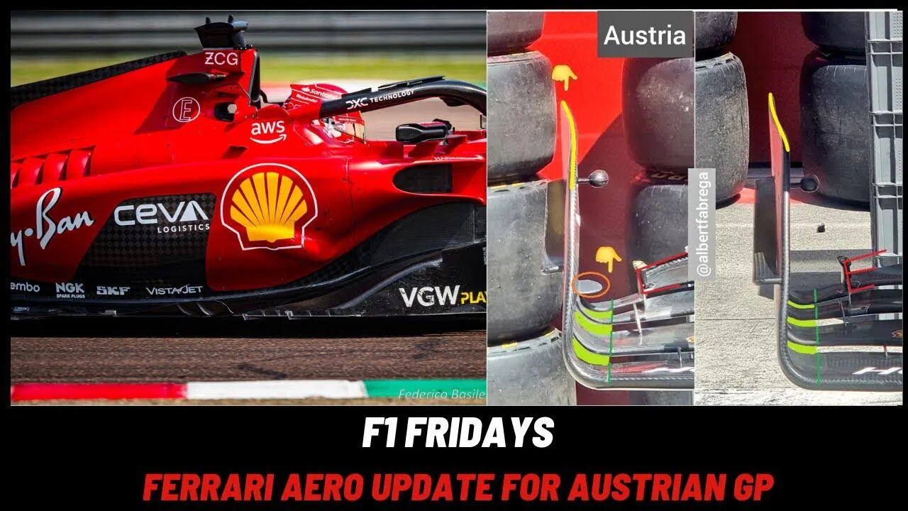 Ferrari dévoile des mises à jour aérodynamiques pour son aileron plan en Autriche - Article F1 sur PitStopInsight