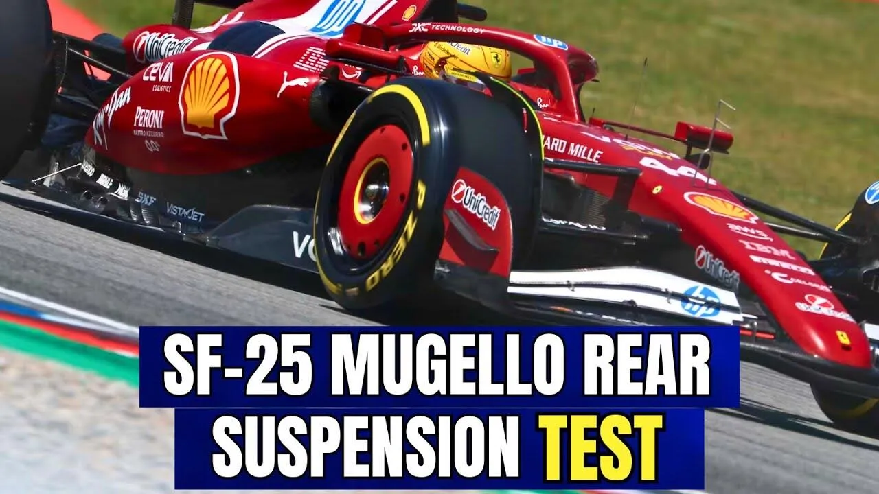 Ferrari SF-25 : essai de la nouvelle suspension arrière à Mugello - développement innovant - Article F1 sur PitStopInsight