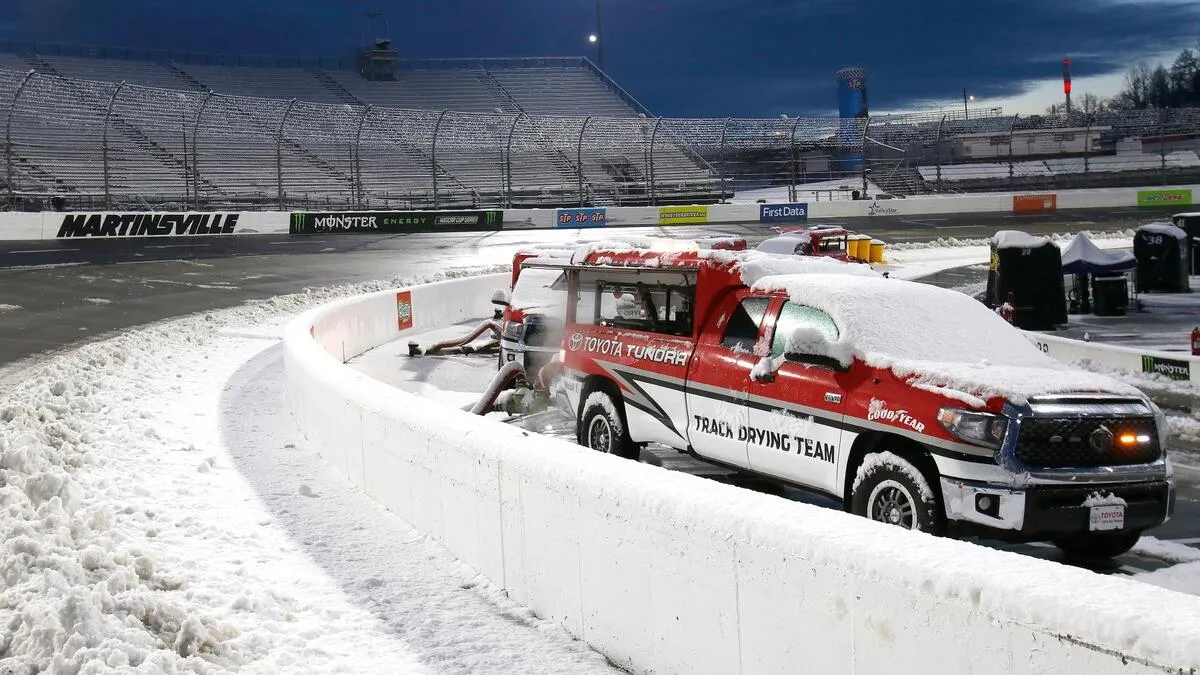 À l'approche du Clash glacial de 2026, retour sur les records de froid en NASCAR - Article Nascar sur PitStopInsight