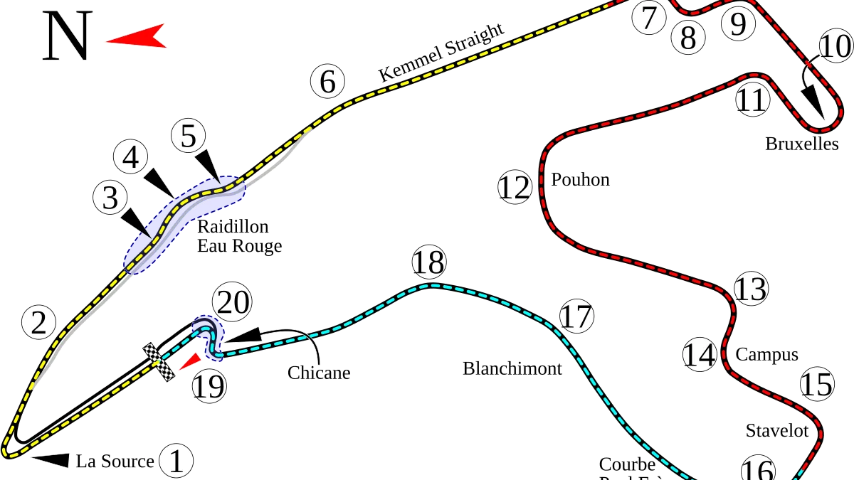 Grand Prix de Belgique à Spa-Francorchamps - L'expérience ultime pour les fans de F1 - Article F1 sur PitStopInsight