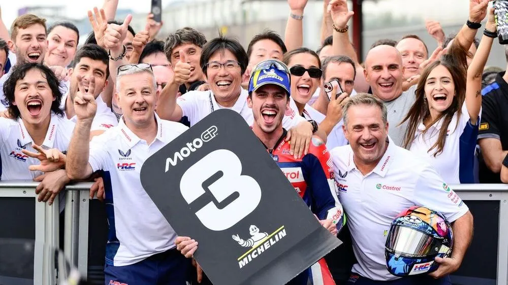 Joan Mir podium Grand Prix du Japon MotoGP 2023 - Article MotoGP sur PitStopInsight