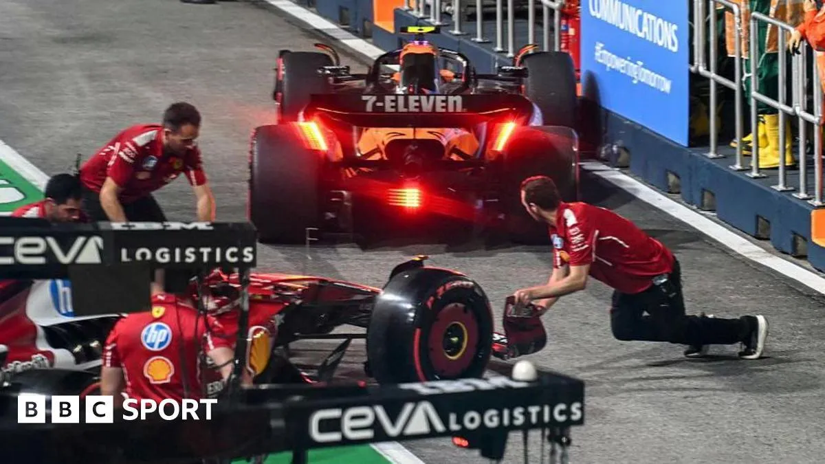 Norris Piastri Grand Prix de Singapour contact Verstappen - Article F1 sur PitStopInsight