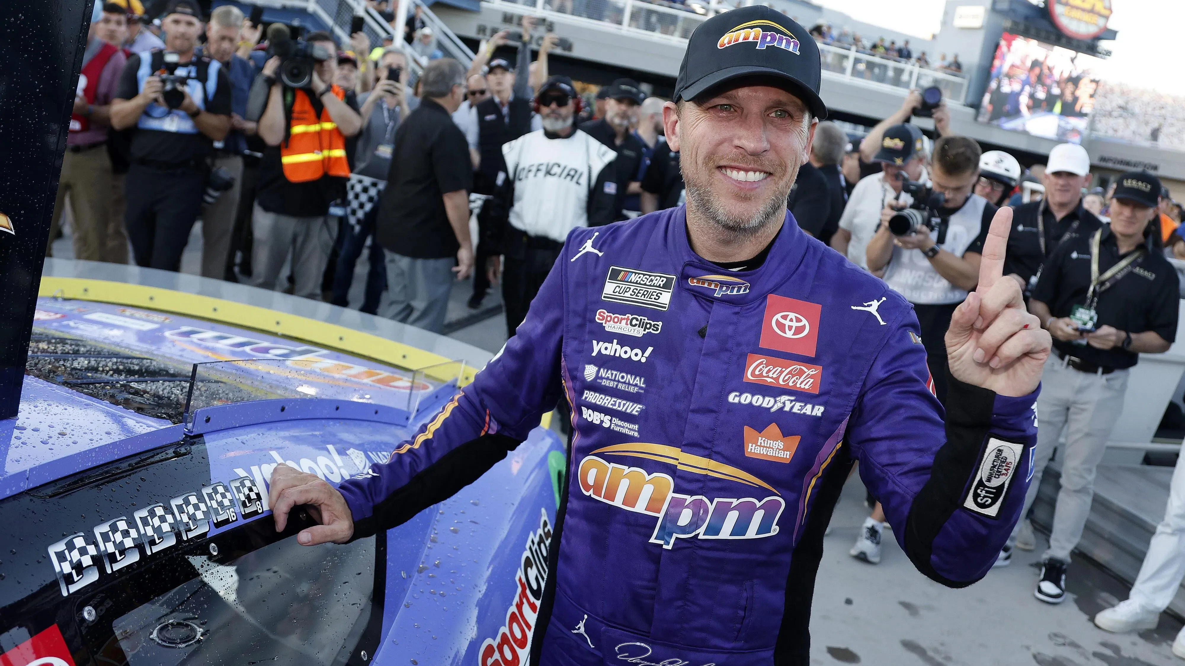 Denny Hamlin qualification pour le Championnat 4 Las Vegas NASCAR - Article NASCAR sur PitStopInsight