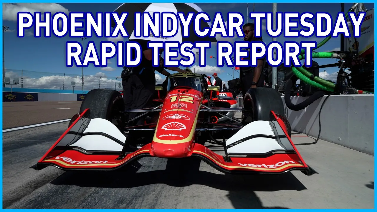 Alexander Rossi domine la dernière session du test ouvert Unser IndyCar à Phoenix - Article IndyCar sur PitStopInsight