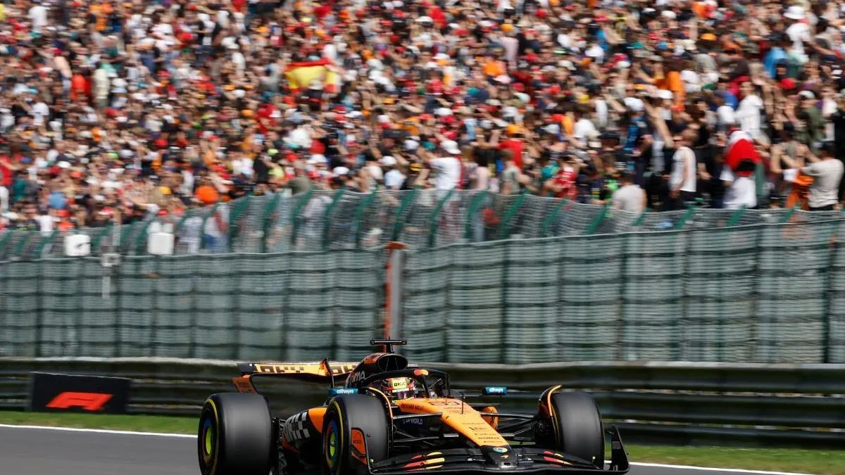 Oscar Piastri remporte le Grand Prix de Belgique : Victoire éclatante face à Lando Norris - Article F1 sur PitStopInsight